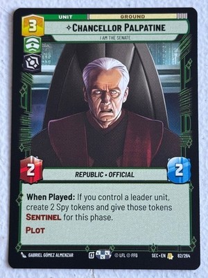 Chancellor Palpatine - I Am the Senate 82/264 R Secrets of Power