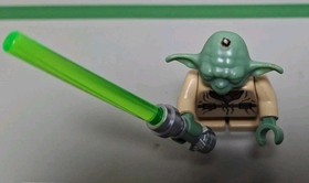 LEGO Minifigure Yoda sw0051 2002 Star Wars Jedi Sand Green 4502 7260 7103 - S65
