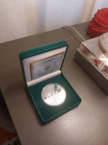 UEFA EURO CUP 2012 2 PART SILVER PROOF COIN POLAND/ UKRAINE