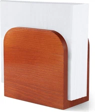 Wood Napkin Holder for Table, Wooden Upright Napkin Holders for Kitchen, Standin