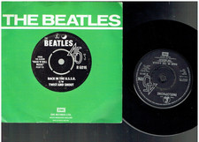 THE BEATLES BACK IN THE USSR/TWIST AND SHOUT 7 INCH VINYL SINGLE 1976 PRESSING