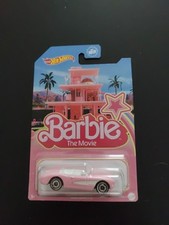 Hot Wheels Barbie The Movie Pink 1956 Corvette, New In Package