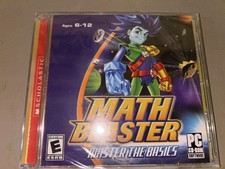 Math Blaster: Master the Basics - PC CD-ROM Scholastic Ages 6-12 2007 