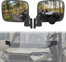  Adjustable Rearview Side Mirrors for Polaris Ranger XP 1000/ Ranger 1000/ 