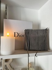 ♡*MANOUKIAN* Sac/Pochette De Soirée Noir Et Chaînettes Argentées TBE ♡