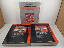 Toyota 4Runner 1995 manual de reparación de taller volumen 1 y 2 con diagrama eléctrico