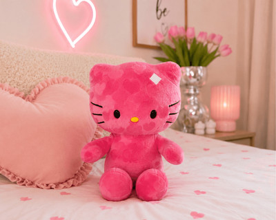 Build-A-Bear Workshop 2013 Hello Kitty Pink Hearts Valentine Plush 18'' Sanrio No