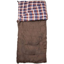 World Famous Sports Big Bear +30 Degree Canvas Oversized Square Sleeping Bag