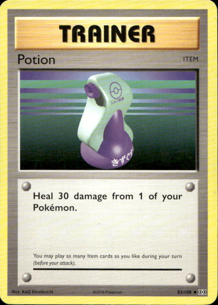 Potion 83/108 XY - Evolutions U MP Pokémon — English