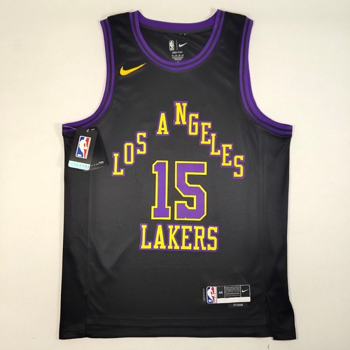 Austin Reaves #15 Jersey,City Edition,Heat-Pressed,Black