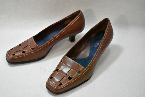 Aerosoles Shoes Loafers Brown Size 6.5 Women's Leather - Picture 2 of 8