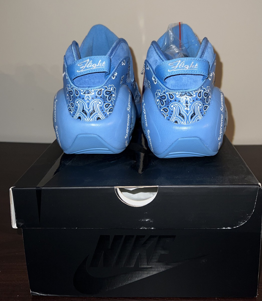 Supreme x Nike Air Zoom Flight 95 SP University Blue Men's Size