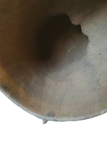 Cabeza de bronce Oba de Benín. Ejemplo grande, raro, antiguo. 46cm. Impresionante. Nigeria. - Imagen 24 de 24