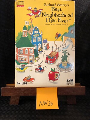 Philips CD-i Richard Scarry's Best Neighborhood Disc Ever CD 1991 Children s!