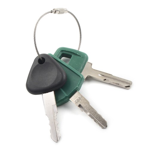 Ignition Keys W/ Key Ring Fit Volvo Heavy Equipment Excavator Loader Truck 3PCS - Picture 6 of 7
