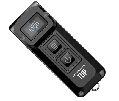 Nitecore TUP Intelligent Pocket Light Rechargeable Black Aluminun Construction