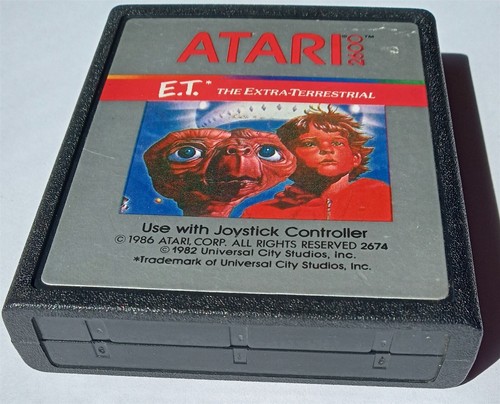 Atari 2600 - E.T. The Extra-Terrestrial (Atari Corp 1986 Variant) game only - Picture 2 of 4