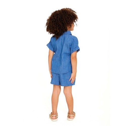 Wonder Nation Toddler Girls Elevated Shirt and Shorts Set - Bild 8 von 9