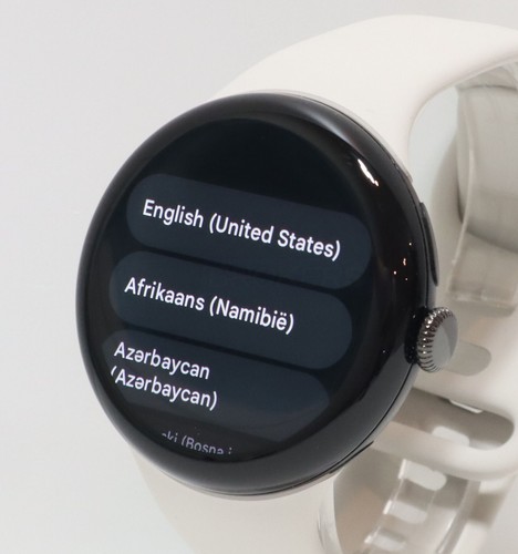 Google Pixel Watch 3 45mm (4G LTE + Bluetooth/WiFi) Obsidian w/ White Band - Zdjęcie 10 z 17