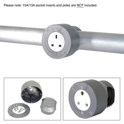 Robolights Grau Smart Steckschlüsselsatz für 13A/15A (SSS/15A/G)