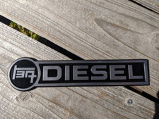 Universal Toyota Diesel Badge Aluminum Universal Toyota Diesel Badge Aluminum