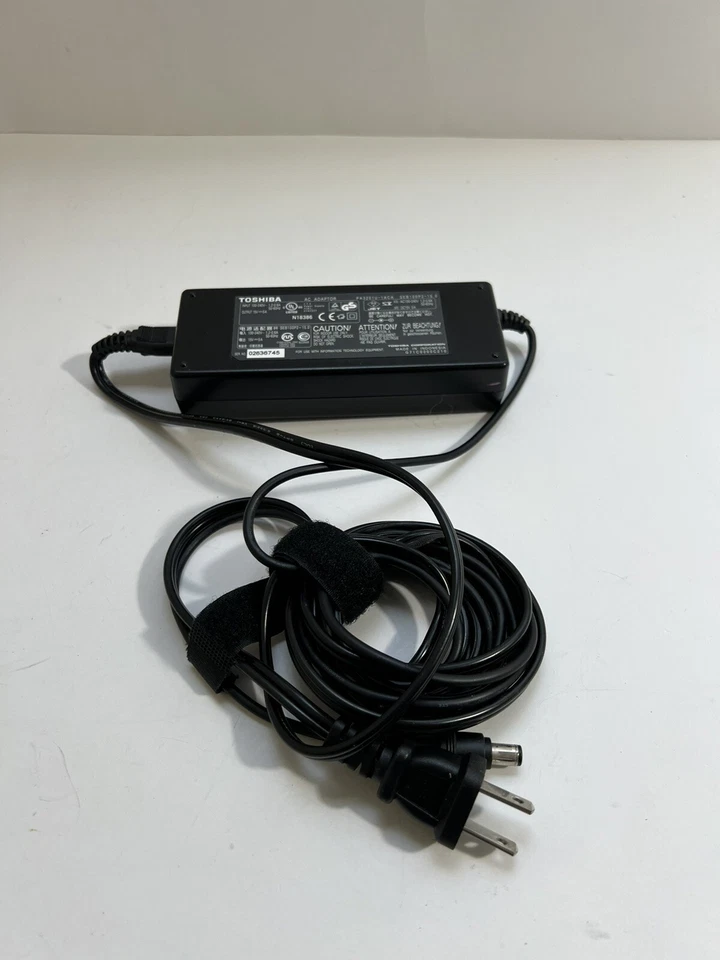ADAPTADOR CARGADOR TOSHIBA ORIGINAL PA3201U-1ACA 15 V 5 A CON CABLE A1.12 Foto 3 de 3