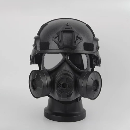 Cos S.A.S M04 Máscara de Gas Militar Aficionado Campo Combate MICH Disturbios Casco Táctico Traje - Imagen 3 de 18
