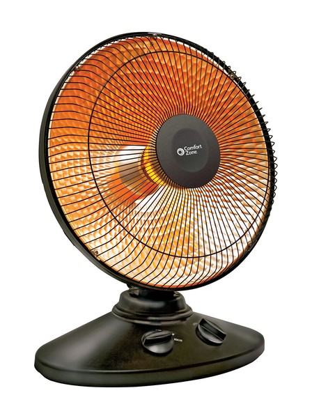 Comfort Zone Black Oscillating Parabolic Dish Radiant Heater CZ998 for sale  online | eBay