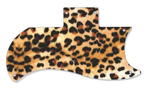 SG Half Face 61 RI Pickguard Custom Gibson Graphical Guitar Single Cheetah Print