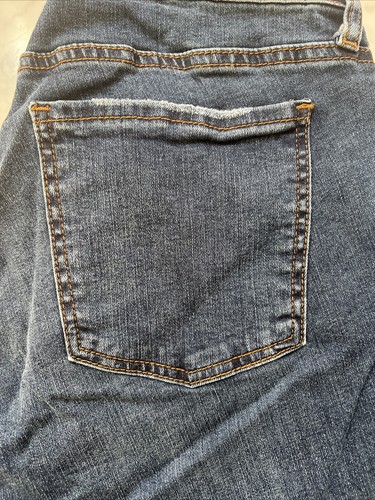 Kut From The Kloth Skinny-Jeans blau Stretch Used-Look Größe 14 W spitz zulaufendes Bein - Bild 3 von 13