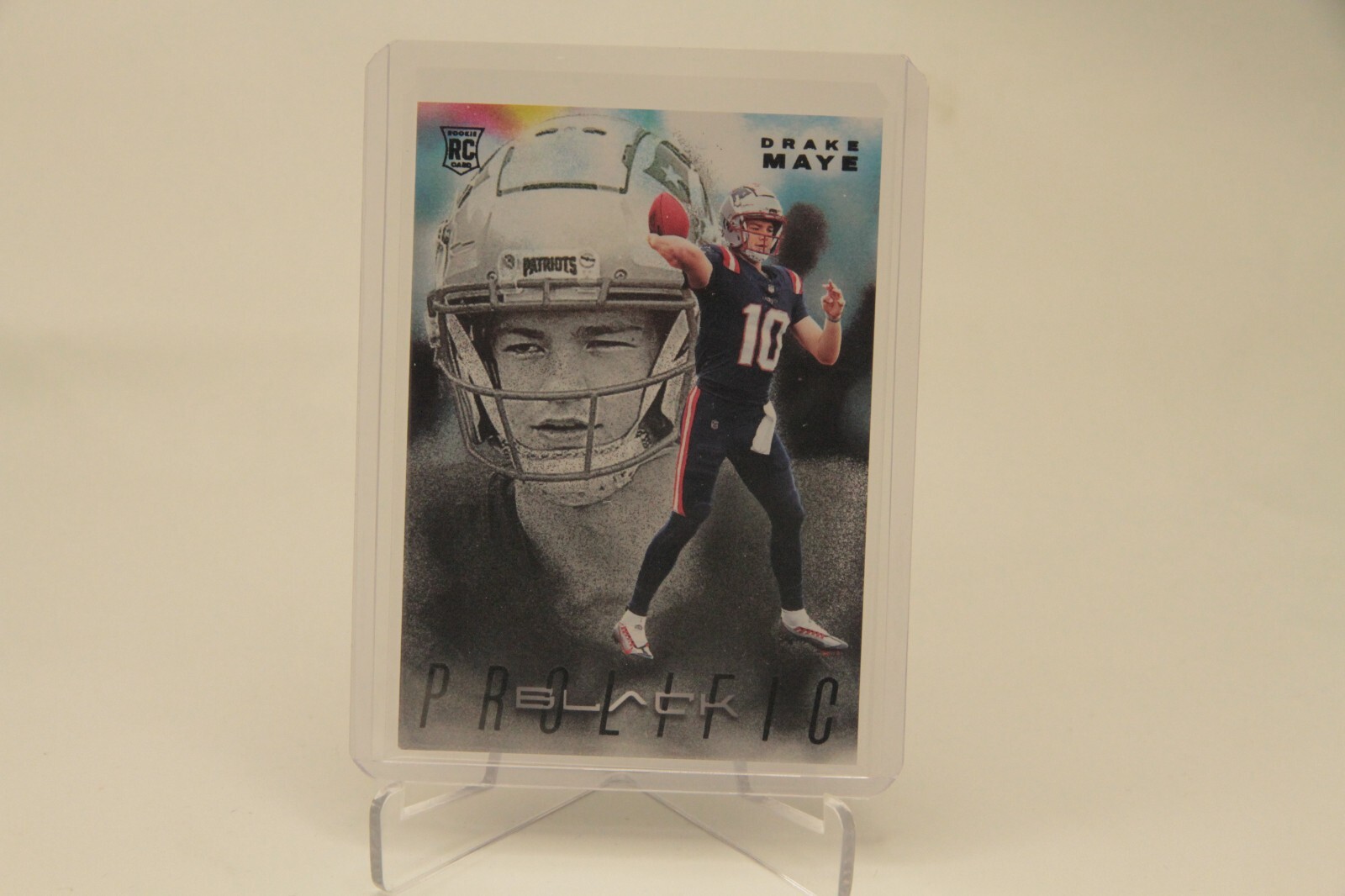 2024 Panini Black DRAKE MAYE "Prolific" Case Hit RC New England Patriots