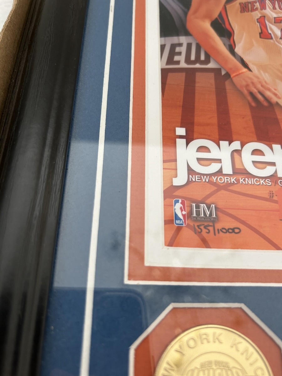 Jeremy Lin New York Knicks The Highland Mint Picture Framed with