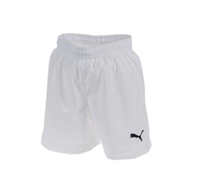 PUMA Vencida Cat Shorts Gr. 128 Jungen new team white weiß NEU OVP m. Etikett