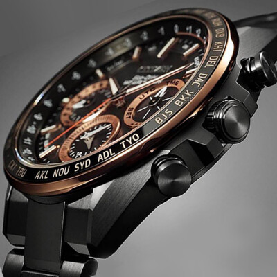 Citizen Attesa Hakuto-R 44.3mm Case Titanium Gold, Band Titanium