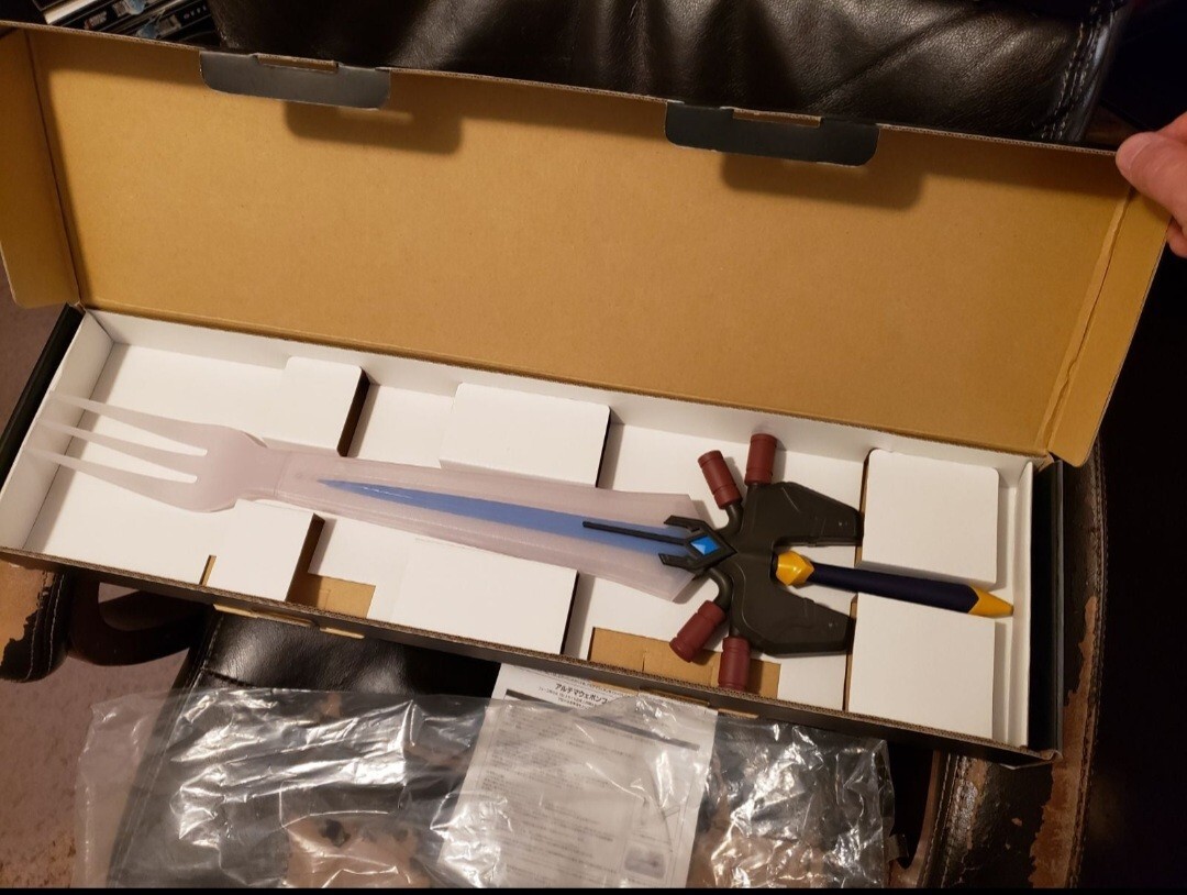 Final Fantasy ULTIMA Weapon Fork 1 of 30 with Boss Collection Cup  