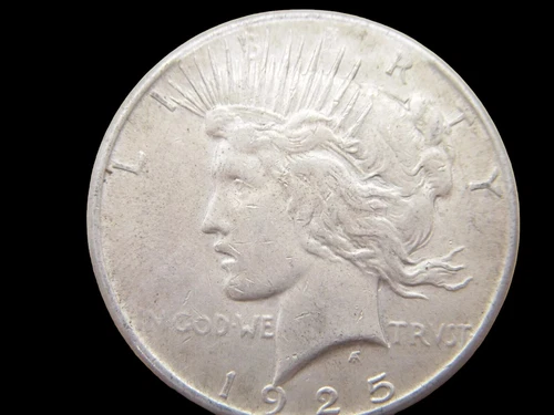 1925p 1926s 1927d Peace Dollars Very Good Condition Clean Cheeks #C2049