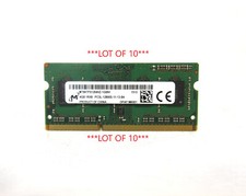 LOT OF 10 Micron 4GB 1RX8 PC3L-12800S-11-13-B4 Laptop Memory MT8KTF51264HZ-1G6N1