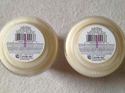 Two (2) Americana Classics Vanilla Dream Scented 20 oz. Candles & 3 Mini Candles - Picture 5 of 10