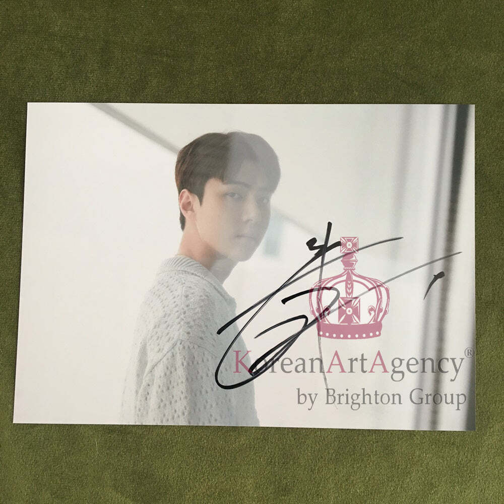 EXO SEHUN直筆サイン Exo Sehun 7inches Autograph | eBay
