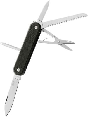MKM-Maniago Knife Makers Malga 5 Multipurpose MagnaCut Steel Blades Blck Micarta
