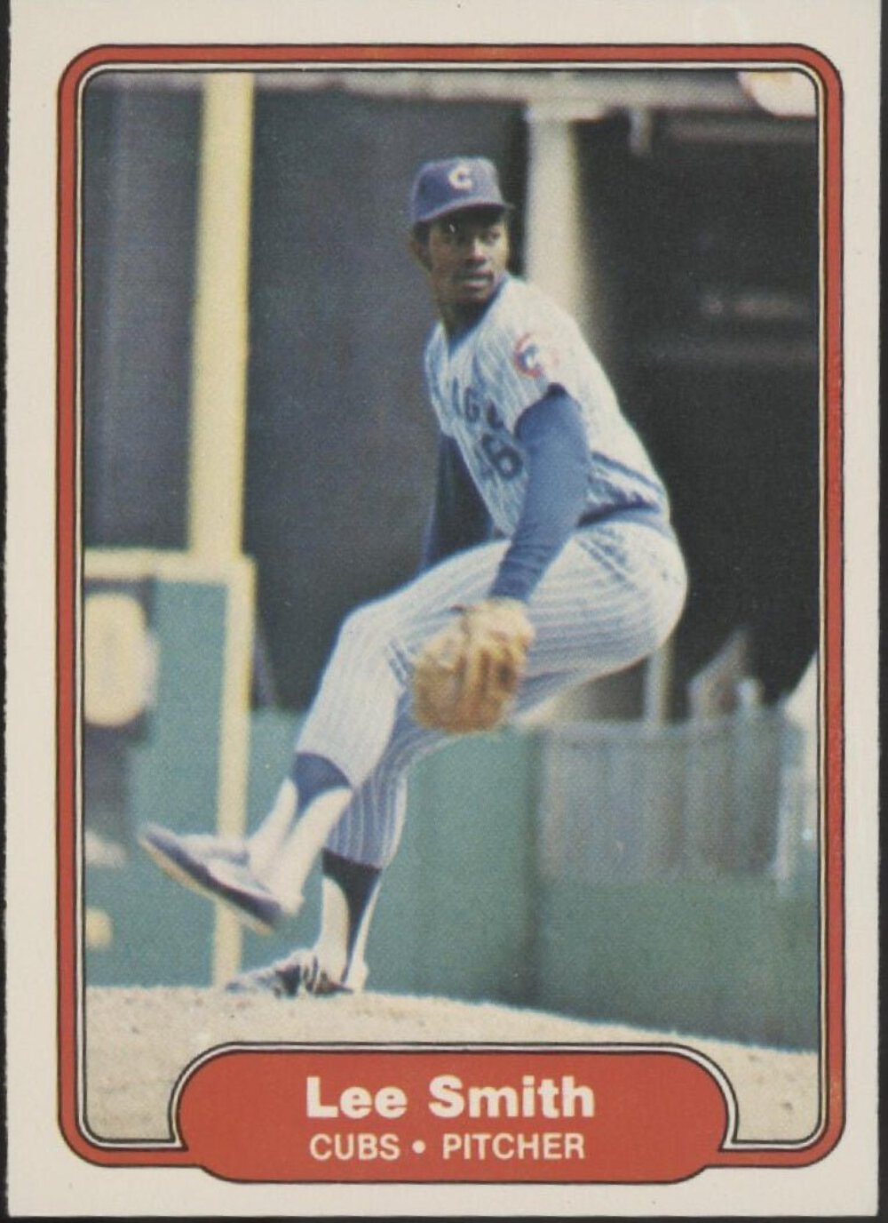 Lee Smith 1982 Fleer RC #603