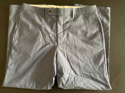 POLO RALPH LAUREN Wool Blue Dress Pants Hemmed Size 32/27
