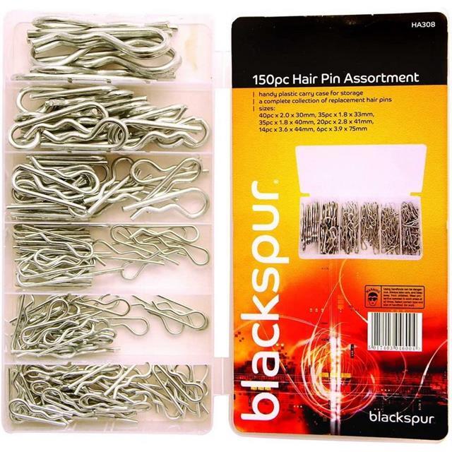 Blackspur Hair Pin Assortment - 150 Pieces
