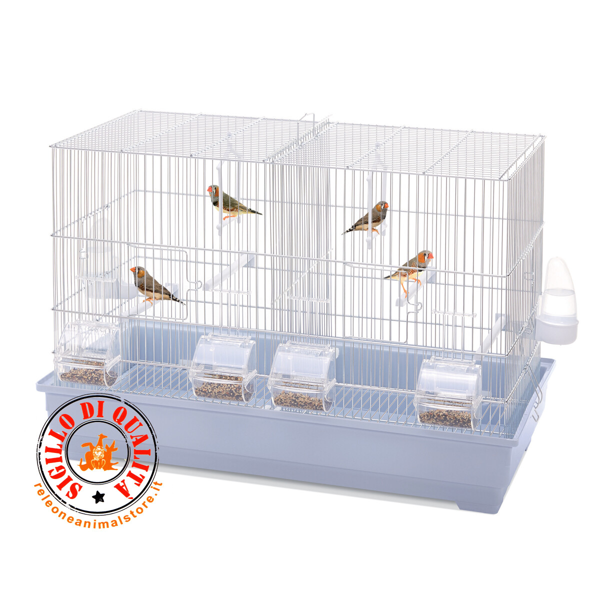 Gabbia Imac Cova 65 Zincata uccelli, canarini, cocorite, allevamento divisorio