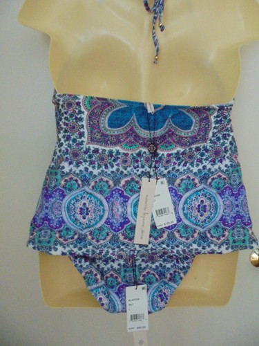 Nanette Lepore Paros Paisley Miel Tankini Set Talla L Etiquetas - Imagen 4 de 5