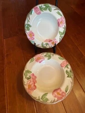 🌸 DESERT ROSE 🌸 FRANCISCAN RIMMED SOUP BOWL ROUND ENGLAND MINT *CHOOSE STAMP*