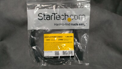 StarTech.com 6ft/1.8m USB C to DisplayPort 1.2 Cable 4K 60Hz - USB-C to Dp