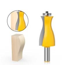 1/2 12mm Jewelry Box Side Wall Cabinet Foot Edge Molding Router Bit Length:63mm