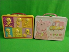 Tweety Bird And Peppa Pig Lunch Box 2000/2003 No Thermos
