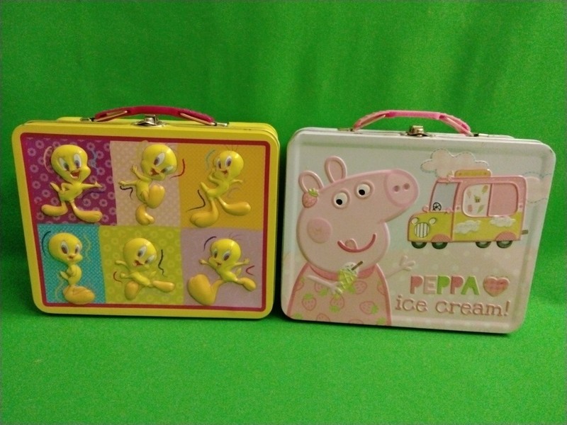 Tweety Bird And Peppa Pig Lunch Box 2000/2003 No Thermos